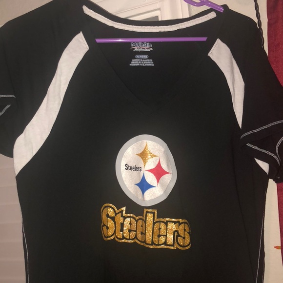 Tops - Steelers Glitter T